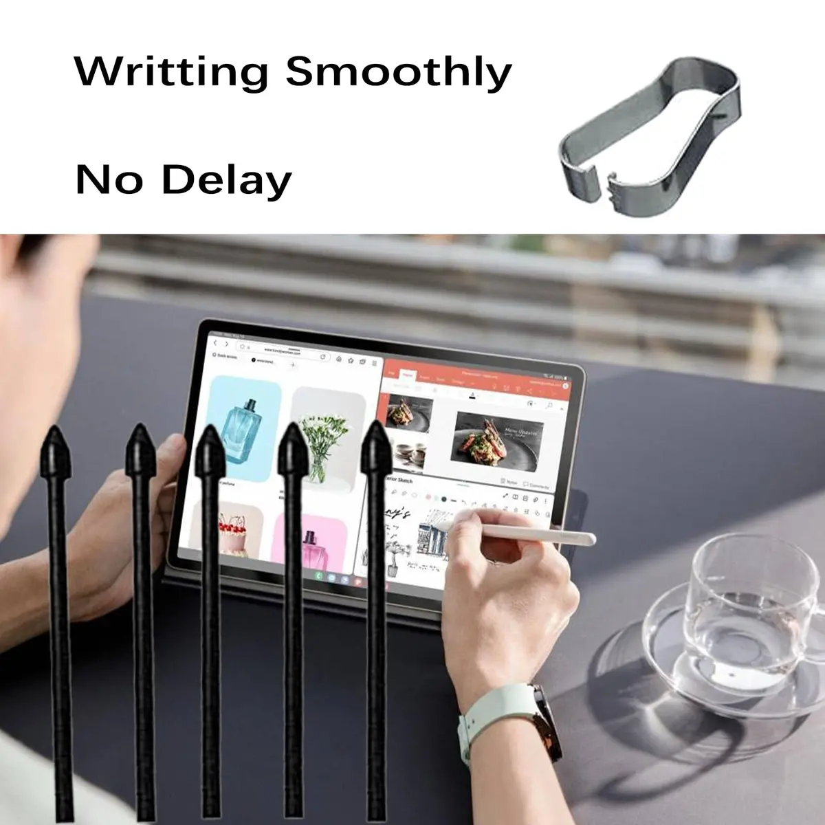 Peixiong 5 Pack S9 Pen Nibs for Samsung Galaxy Tab S9 Ultra S9 Plus S Pen Tips | Compatible with Galaxy Tab S9 Series - view 4