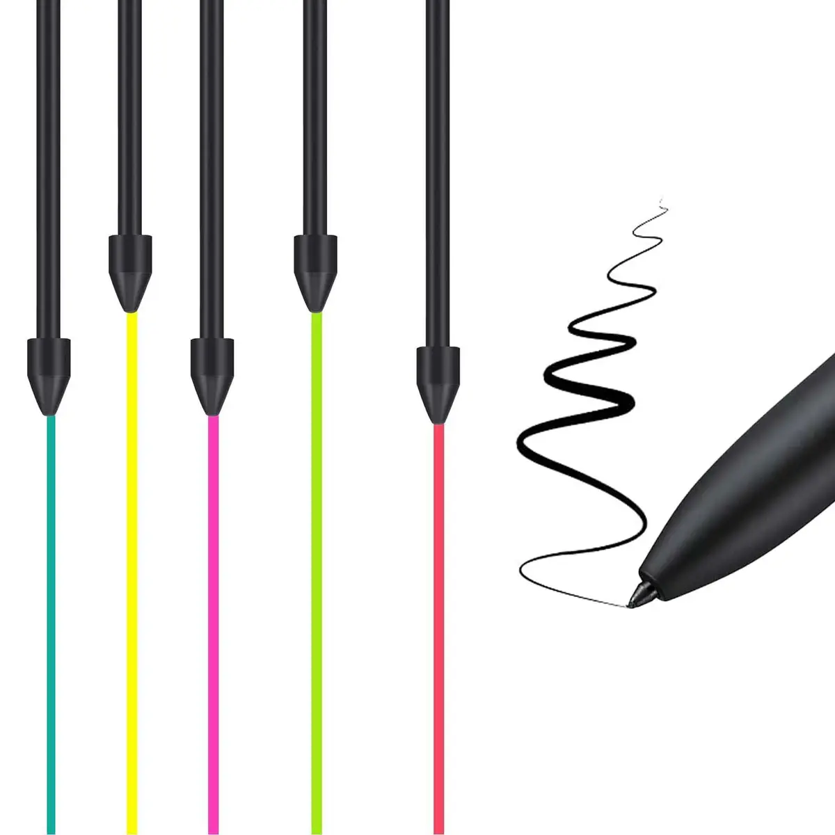 Alovexiong Samsung Galaxy Tab S7 FE S Pen Tips - 5 Pack with Tweezer (Black) | Precise, Durable & Long-Lasting - view 6
