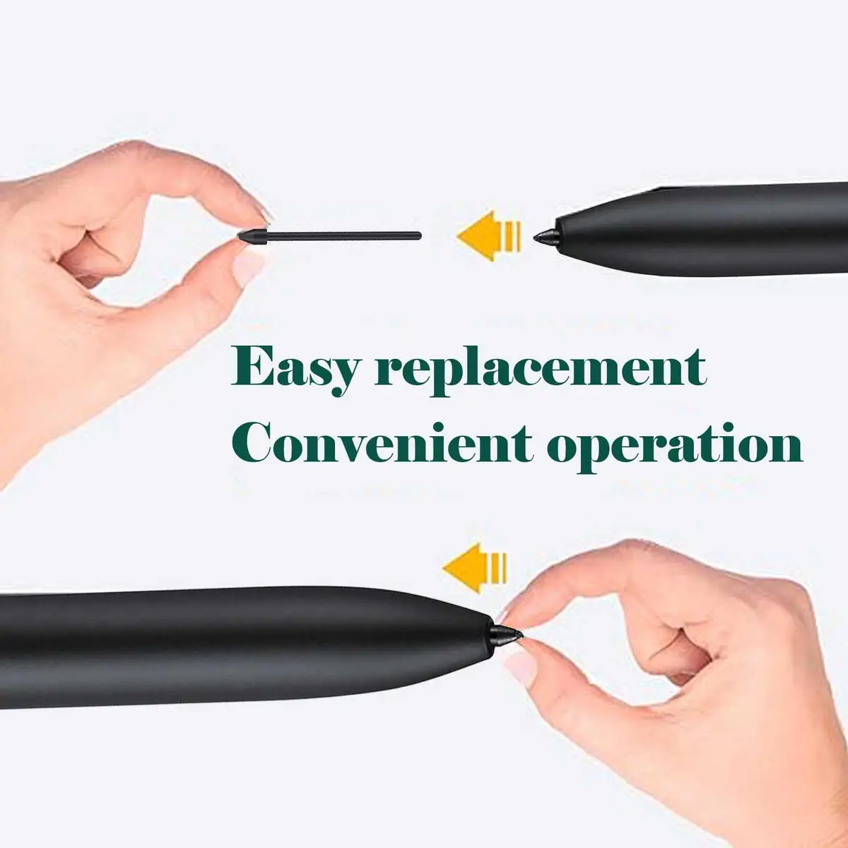 Alovexiong Samsung Galaxy Tab S7 FE S Pen Tips - 5 Pack with Tweezer (Black) | Precise, Durable & Long-Lasting - view 7