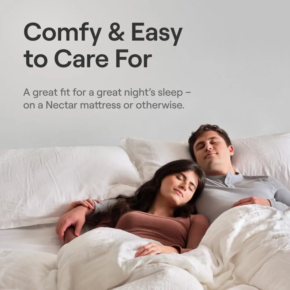 Nectar Tri-Comfort Cooling Pillow King Size 50.8 cm x 91.4 cm (20 x 36 inches) | Adjustable Firmness & Cooling Cover - view 6