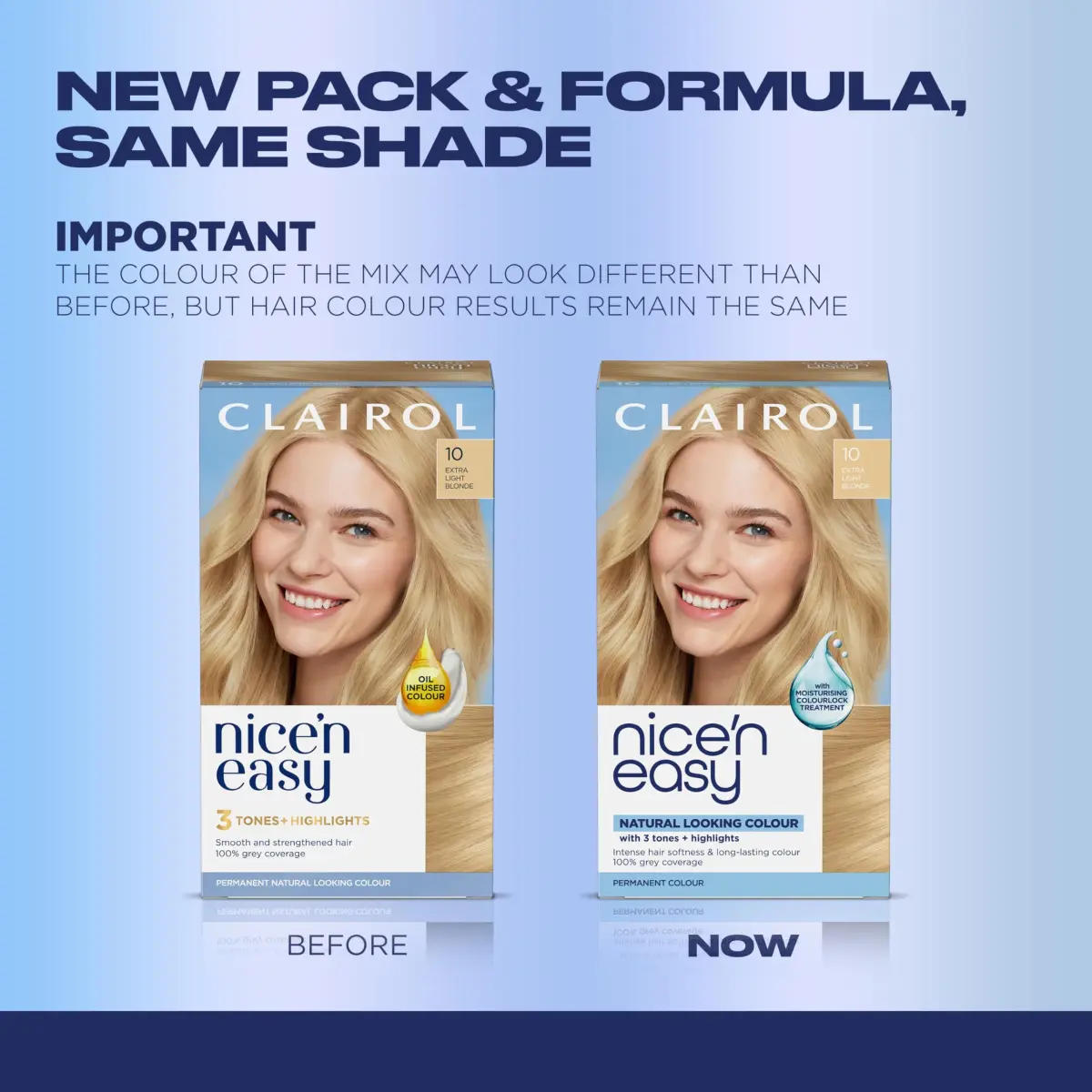 Clairol Nice'n Easy Permanent Hair Dye 10 Extra Light Blonde, Pack of 2 | 6.26 Fl Oz - view 2