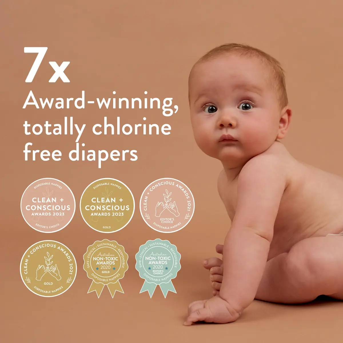 JOONYA Baby Diapers Size 3 M | Ultra Slim, 12-Hour Absorbency, Non-Toxic, Eco-Friendly, Made in Denmark - view 5