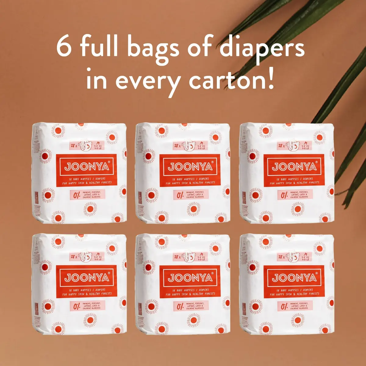JOONYA Baby Diapers Size 3 M | Ultra Slim, 12-Hour Absorbency, Non-Toxic, Eco-Friendly, Made in Denmark - view 7