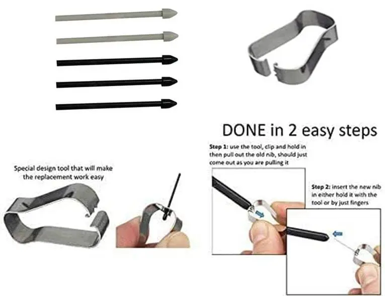 SLQ Book 360 S Pen Replacement for Samsung Galaxy Book Pro 360 Touch Stylus Pen Black | Compatible with All Versions - view 6