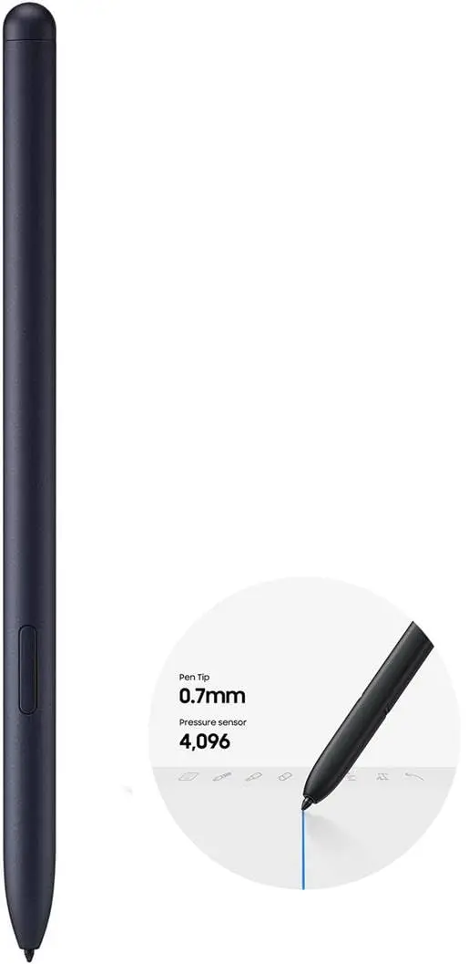 SLQ Book 360 S Pen Replacement for Samsung Galaxy Book Pro 360 Touch Stylus Pen Black | Compatible with All Versions - view 2