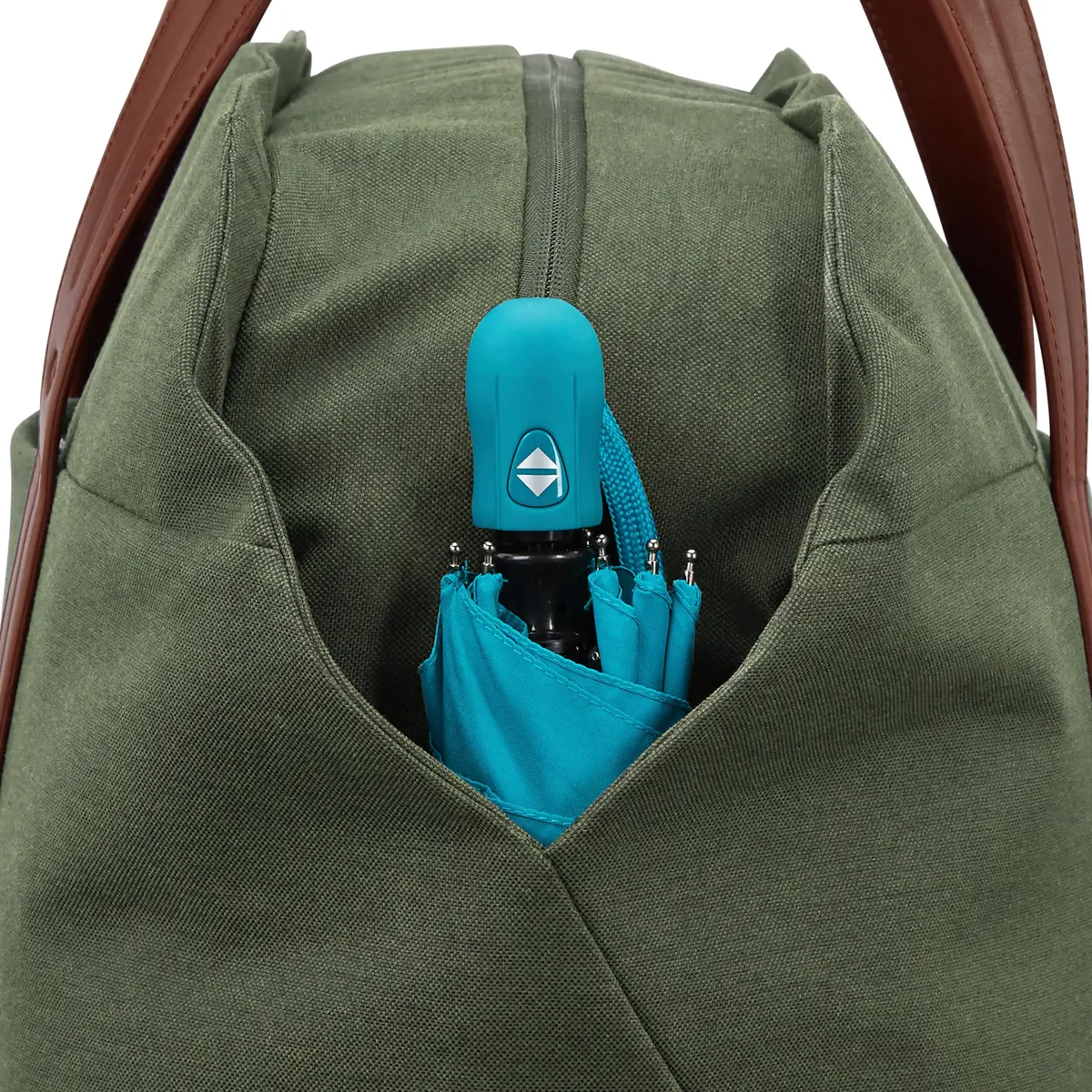 Samsonite Virtuosa Weekender Duffel with Laptop Sleeve | Pine Green, 50L, Polyester, Unisex - view 6