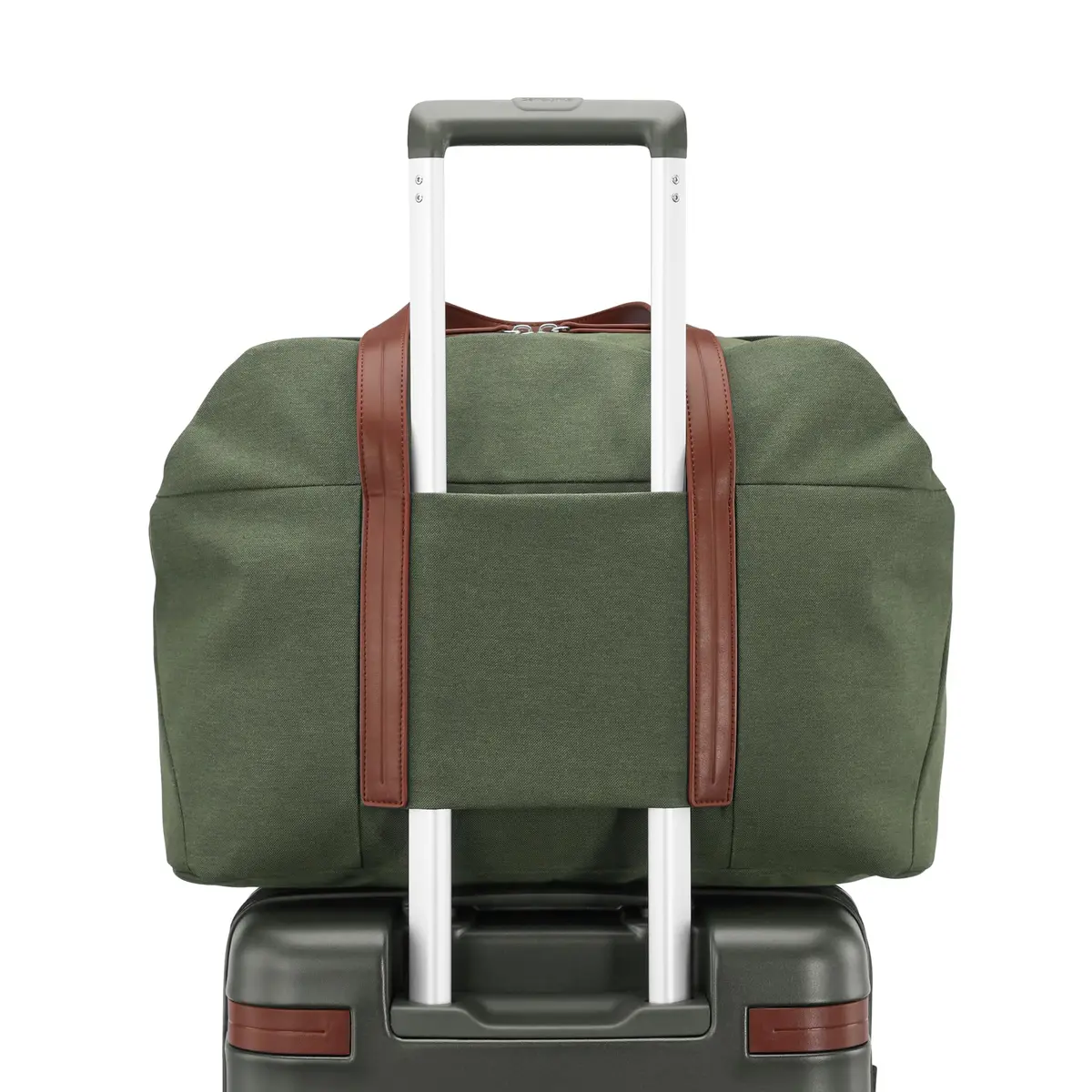 Samsonite Virtuosa Weekender Duffel with Laptop Sleeve | Pine Green, 50L, Polyester, Unisex - view 3