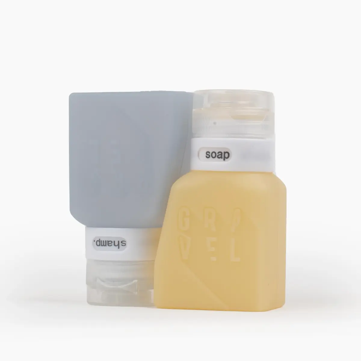 Gravel 3 oz Silicone Travel Bottles | TSA Approved Leakproof Reusable Toiletry Containers - view 9