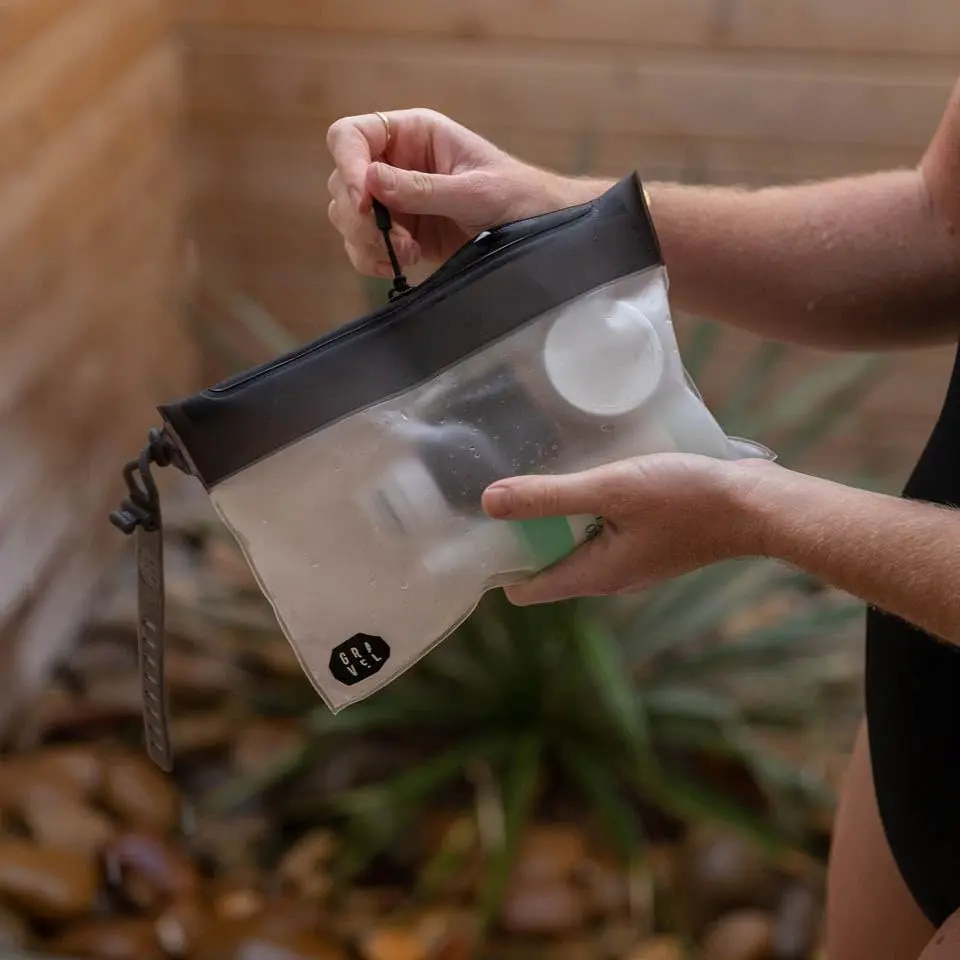 Gravel 3 oz Silicone Travel Bottles | TSA Approved Leakproof Reusable Toiletry Containers - view 4