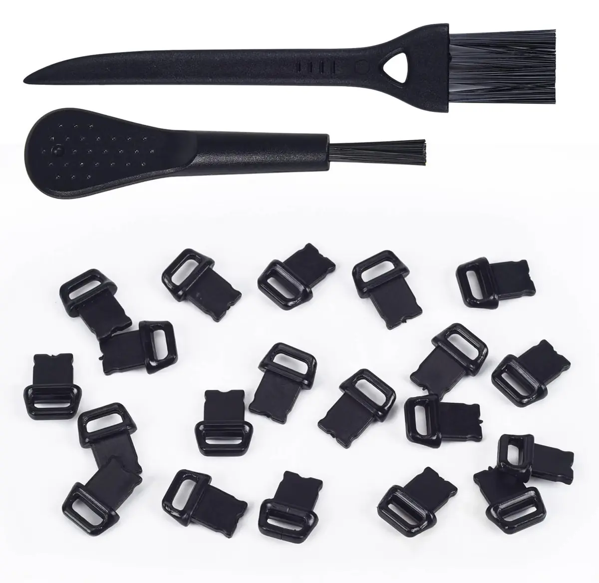 iKammo 20 Pcs Lightning Port Dust Plugs with 2 Cleaning Brushes | Protects iPhone Charging Ports - main product image
