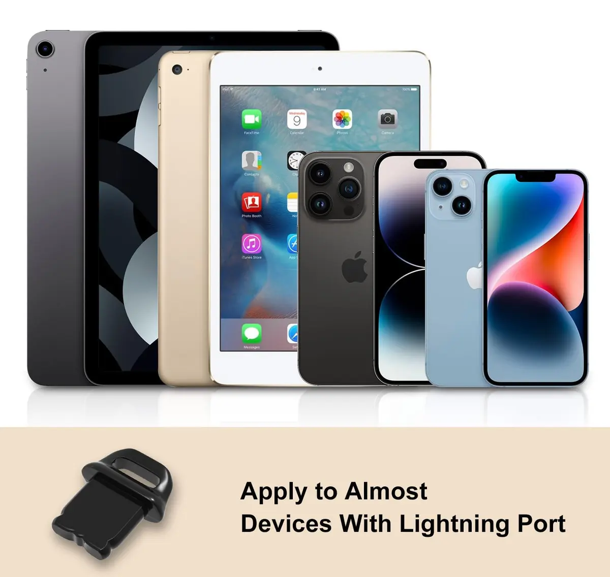 iKammo 20 Pcs Lightning Port Dust Plugs with 2 Cleaning Brushes | Protects iPhone Charging Ports - view 6