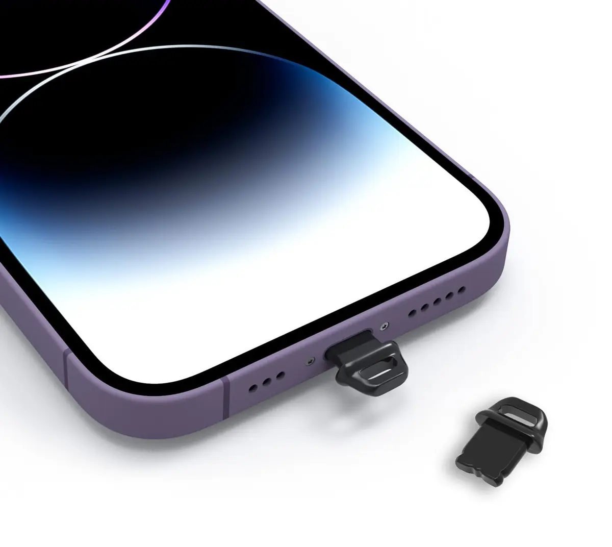 iKammo 20 Pcs Lightning Port Dust Plugs with 2 Cleaning Brushes | Protects iPhone Charging Ports - view 7