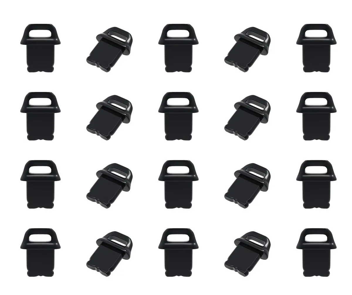 iKammo 20 Pcs Lightning Port Dust Plugs with 2 Cleaning Brushes | Protects iPhone Charging Ports - view 2