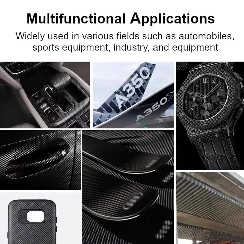 Caliwill Carbon Fiber Fabric Roll 3.28ft x 12” | High Strength, Low Density, Rust-Resistant (70-120 chars) - view 8