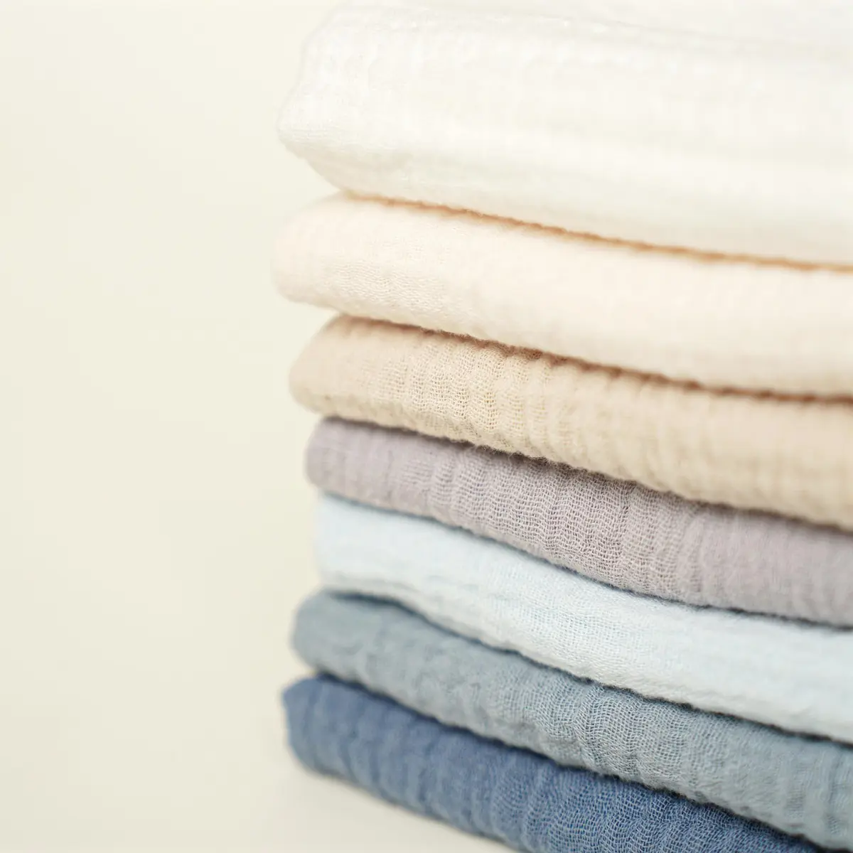 Konssy 7 Pack Muslin Baby Washcloths 28cm x 28cm | Ultra-Soft Cotton for Delicate Skin - view 3