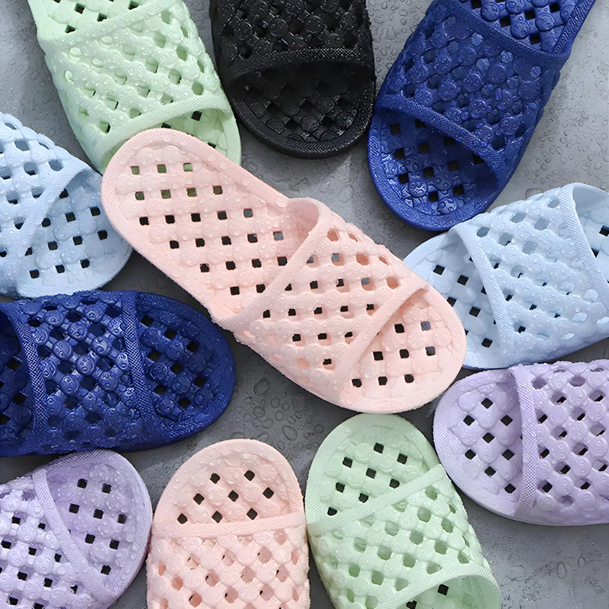 AYYDMY Shower Shoes Quick Drying Slippers for Men Women | Cloud-Soft, Non-Slip, Lightweight (235mm/245mm) - view 6