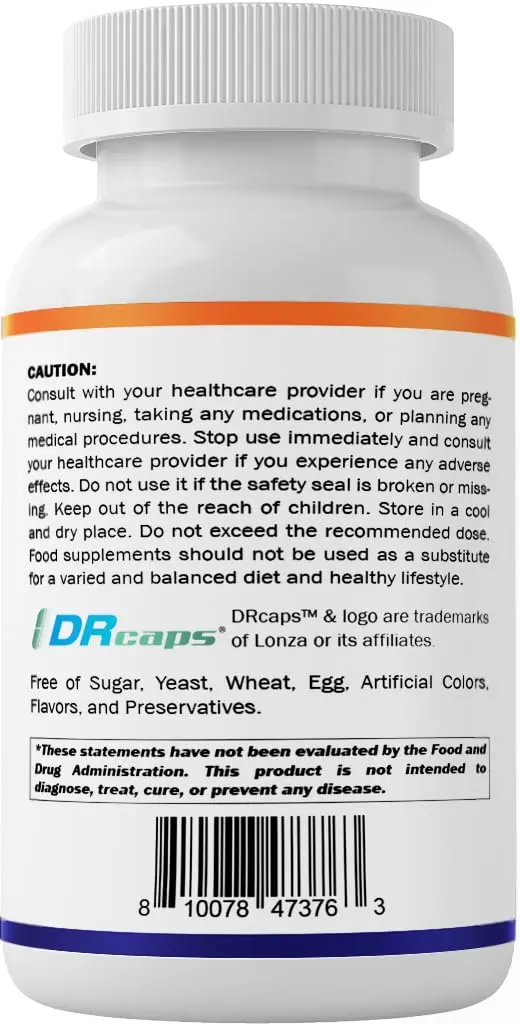 Vitamatic Lactobacillus Salivarius 2 Billion per Capsule | Digestive Support with Prebiotic Fiber (60 Count) - view 9
