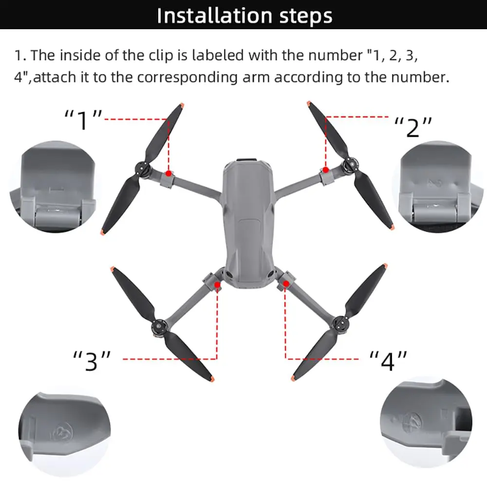 CAPART Extended Legs Landing Gear for DJI Air 3 Drone Accessories | Portable Support Stand - view 8