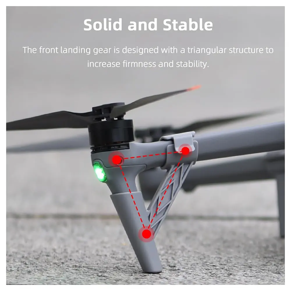 CAPART Extended Legs Landing Gear for DJI Air 3 Drone Accessories | Portable Support Stand - view 4