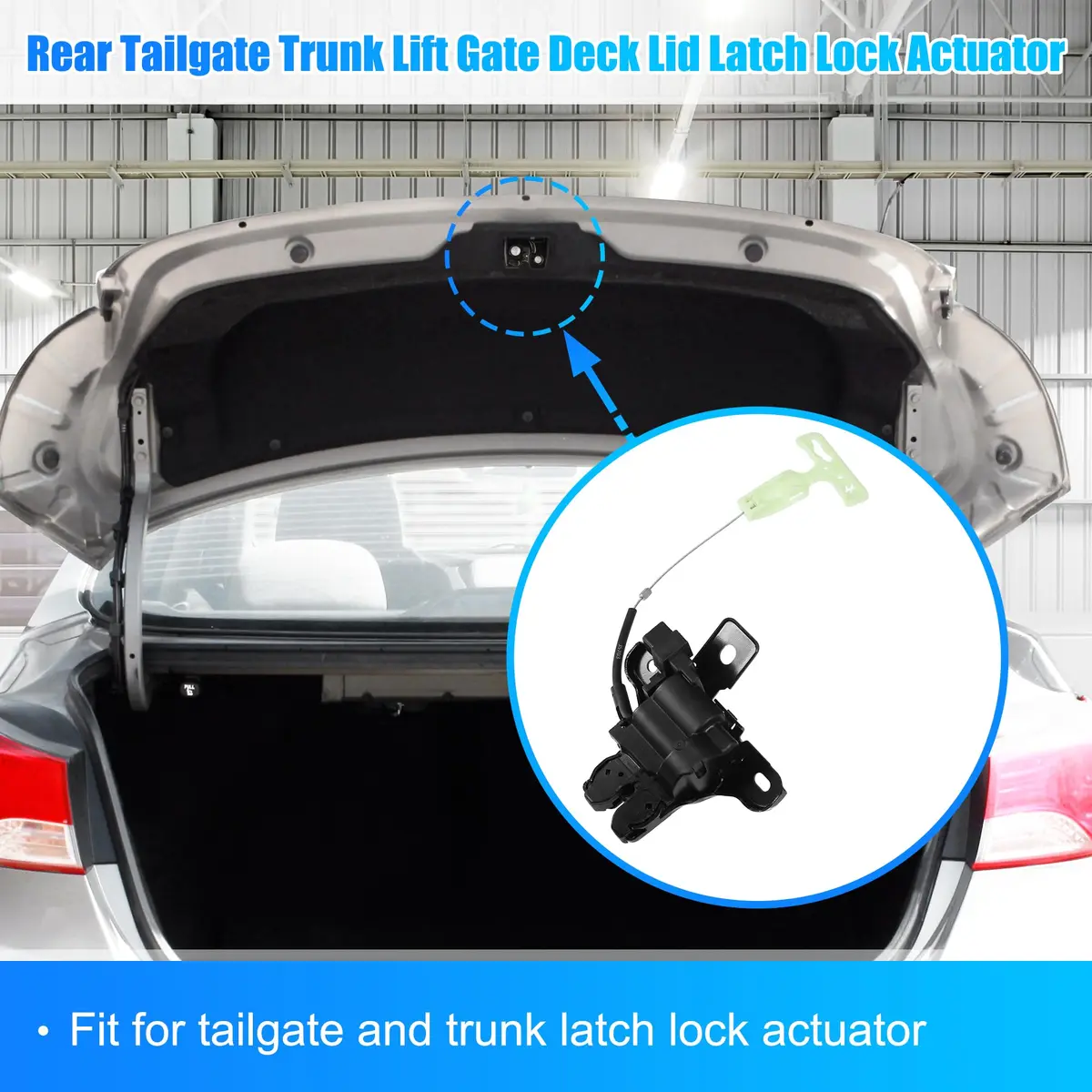 uxcell Tailgate Trunk Lift Gate Latch Lock Actuator for Ford Fusion 13-16 12cm (4.72"x4.33"x1.77") | Rear Side Replacement Part - view 3