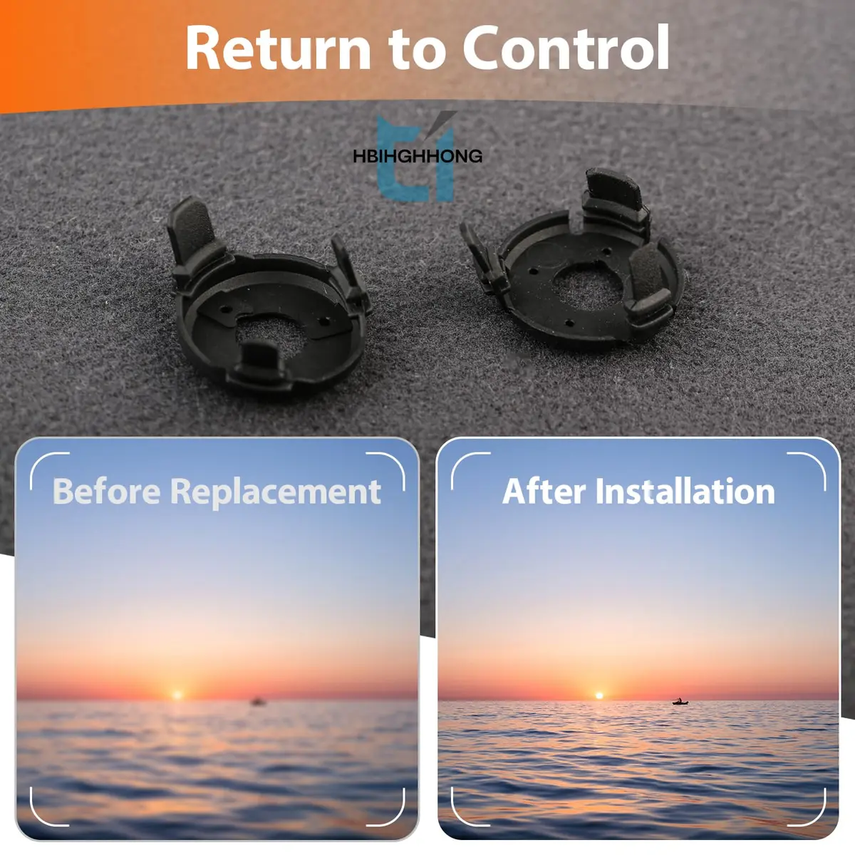 HBIHGHHONG Gimbal Shock Absorption Rubber Dampers for DJI Mini 3 Pro/Mini 3 with Repair Tools (Left & Right Rubber) - view 5