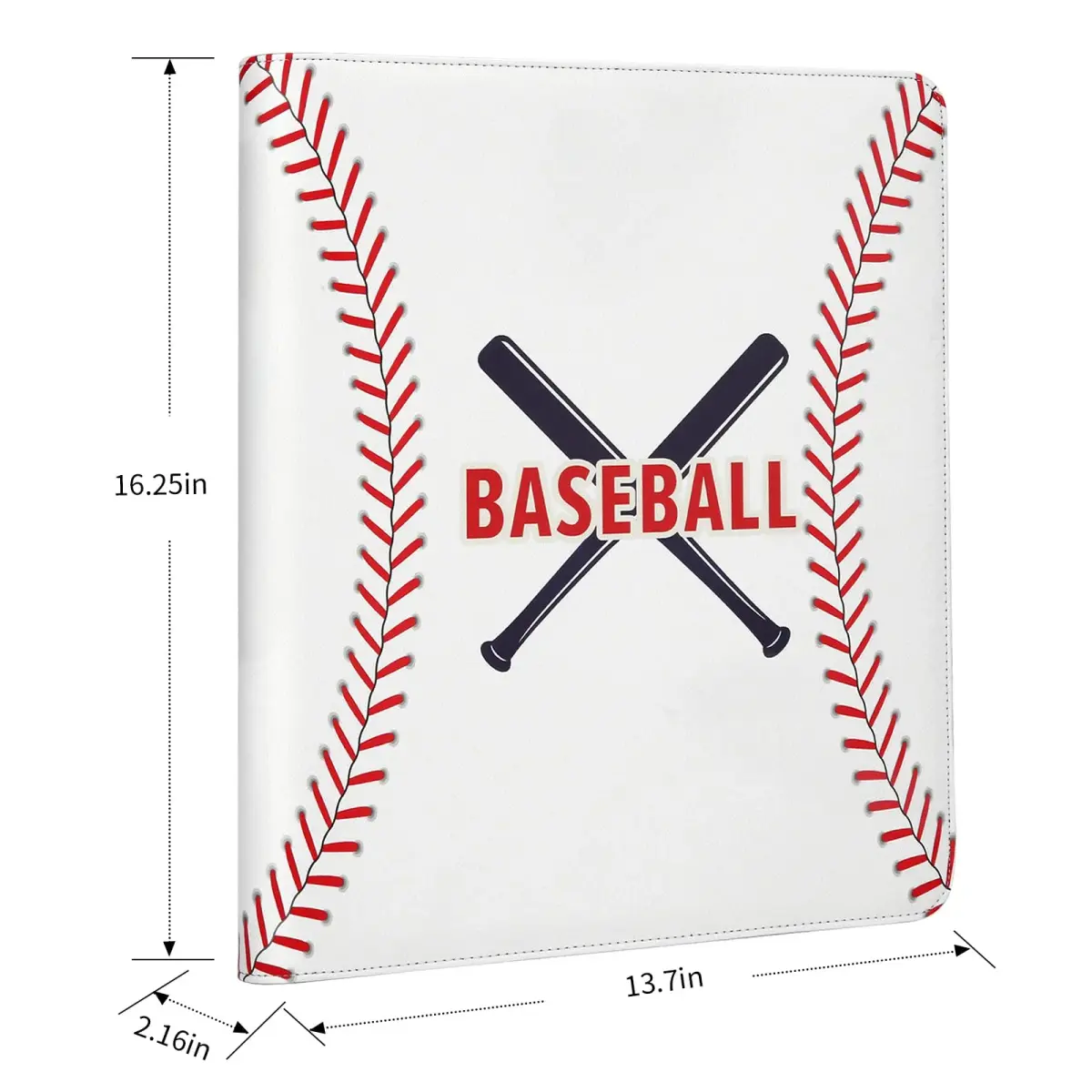 CARDBINDER 9-Pocket Toploader Binder with 16 Pages | Holds 288 Cards | White - view 2