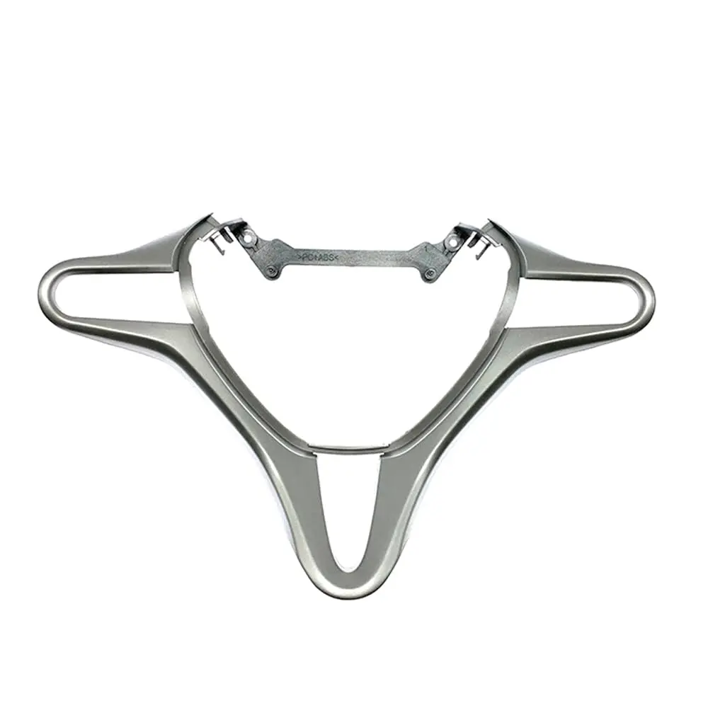 AEETUED Carbon Fiber Style Steering Wheel Trim Cover for Honda Civic 2006-2011 (B-Silvery) - main product image