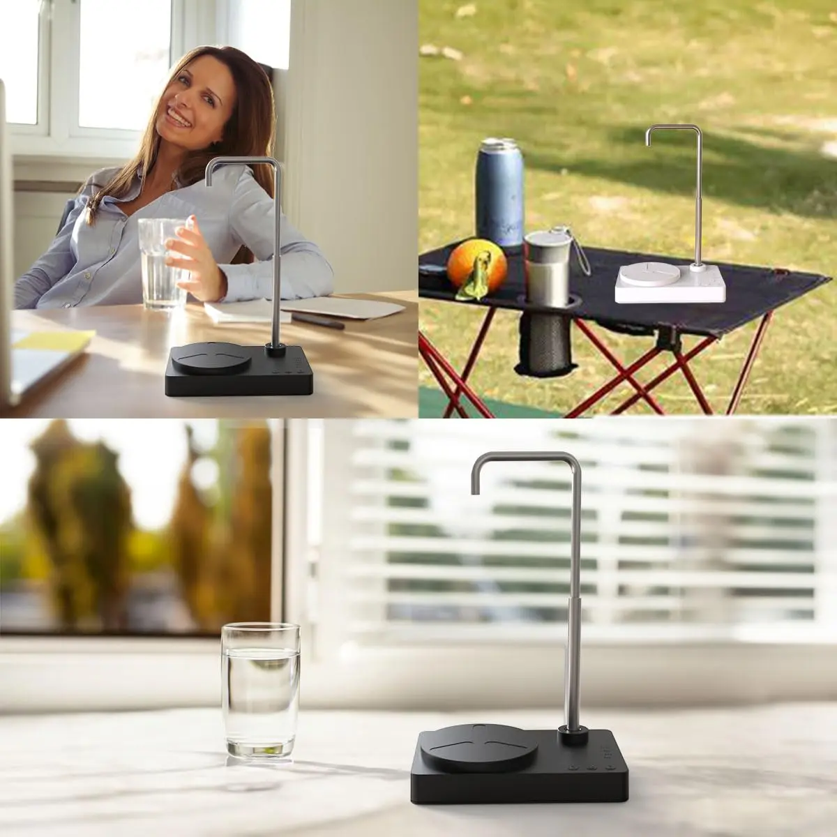 DeiryuRay Water Dispenser Intelligent Desktop Portable 1800mAh Battery | Adjustable Spout & Auto Memory - view 6