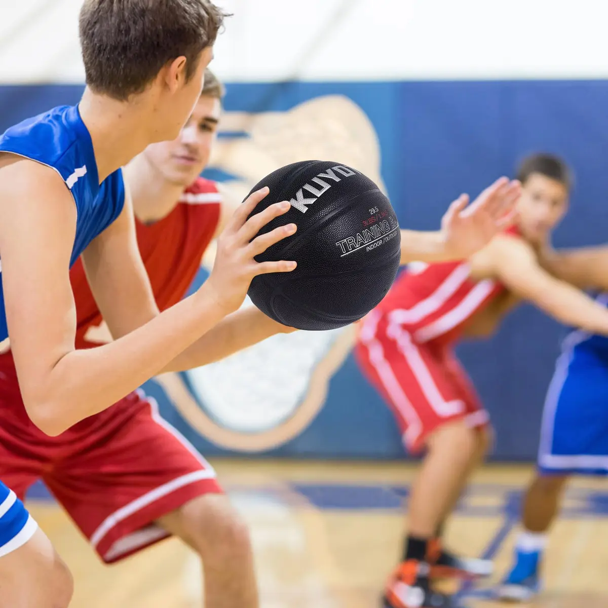 KUYOTQ 3lbs (1.36kg) Weighted Training Basketball Size 7 | Official Size Composite Leather Indoor/Outdoor - view 8