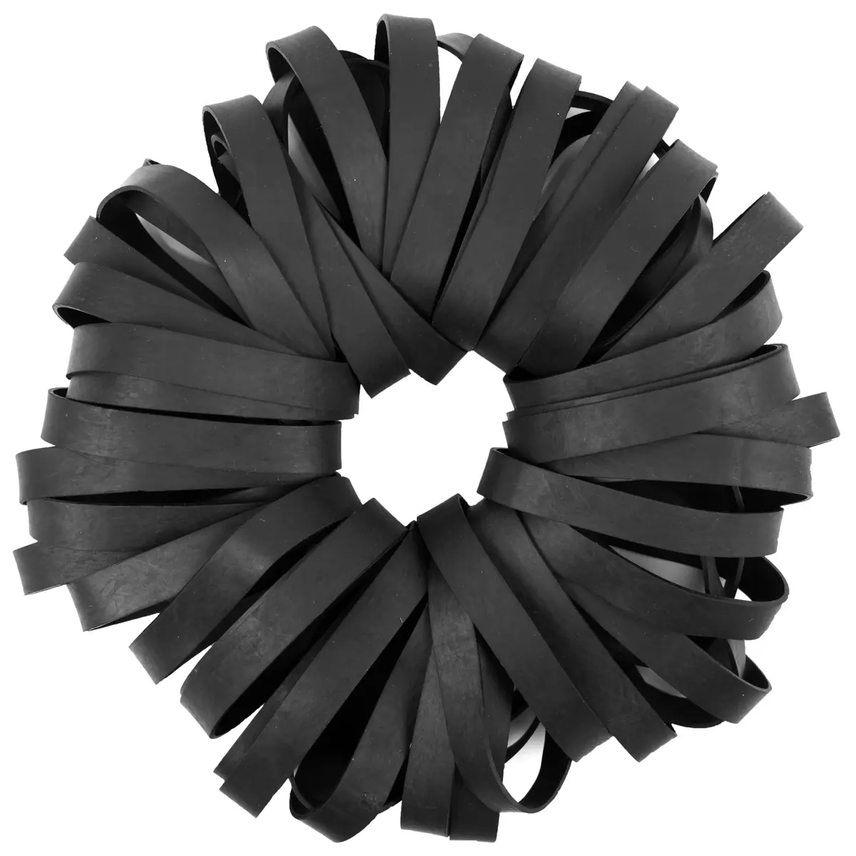 AMUU Size 84 Tactical Rubber Bands Black 50 Pcs | Heavy Duty Elastic Bands for Office Supplies, Files, Crafts - view 2