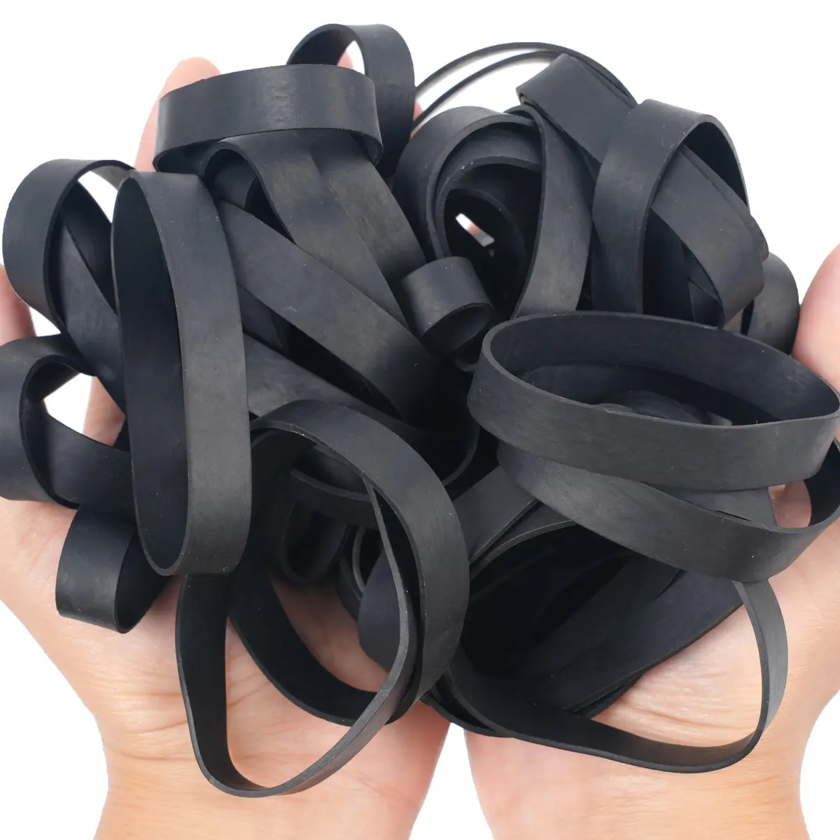 AMUU Size 84 Tactical Rubber Bands Black 50 Pcs | Heavy Duty Elastic Bands for Office Supplies, Files, Crafts - view 3