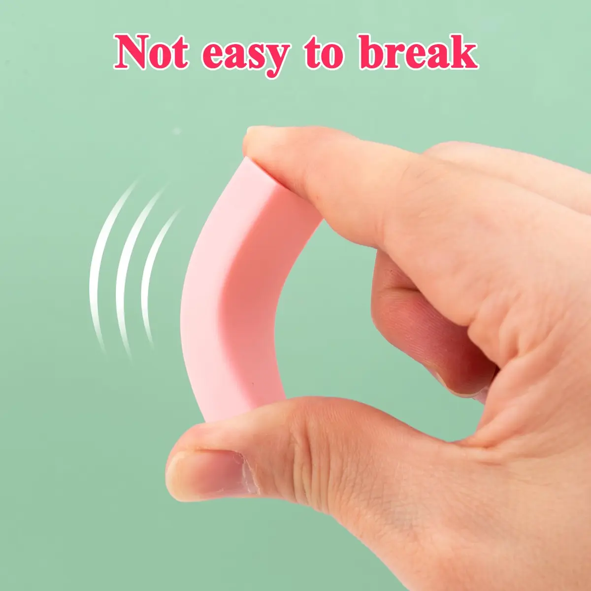 M&G Pink 4+1 Pack Rubber Erasers | Retractable Soft Pink Pencil Erasers for School & Office - view 5