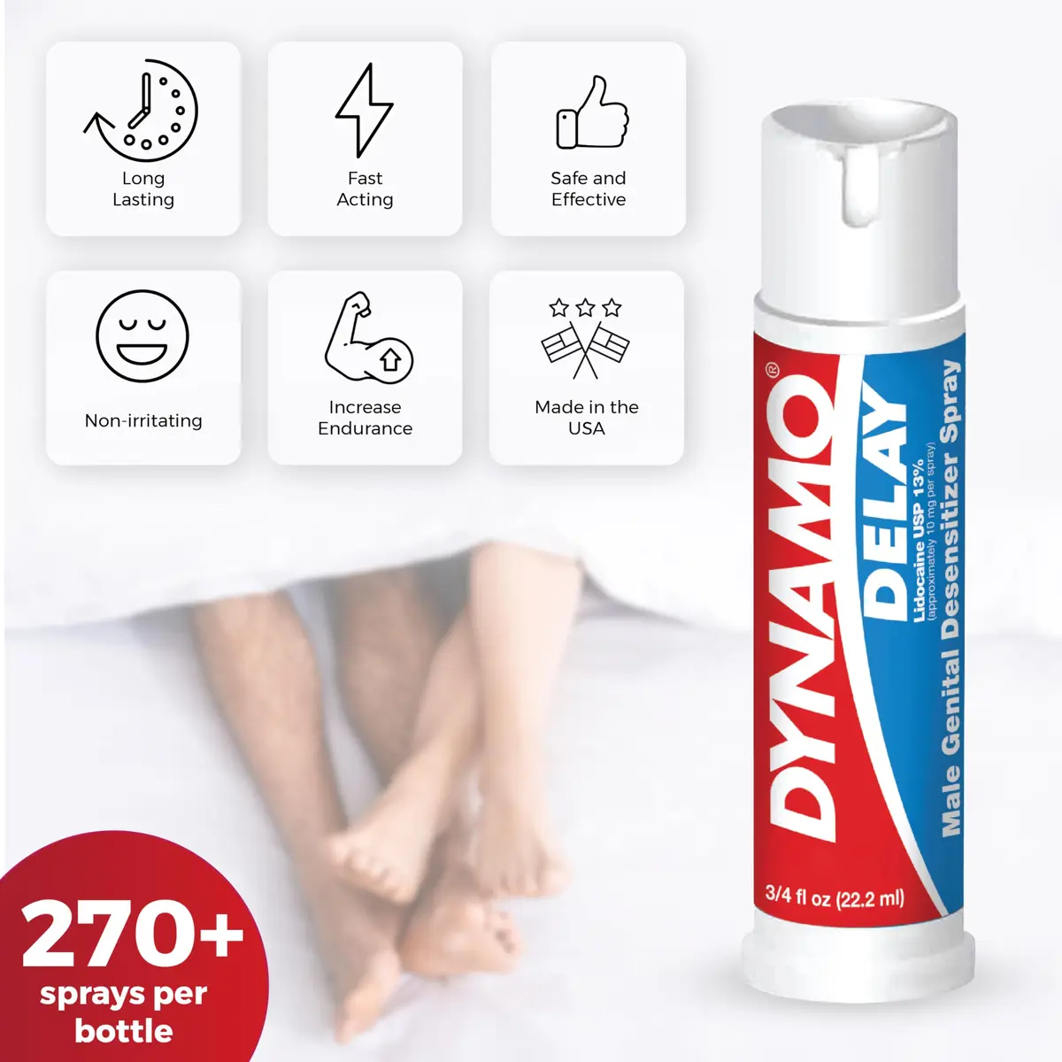 Screaming O Dynamo Delay Desensitizing Spray for Men 0.75 Fl Oz | Prolong Climax & Control - view 5