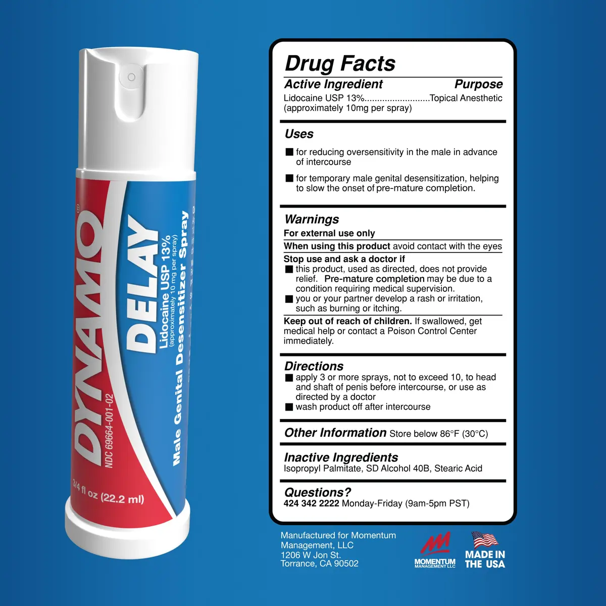 Screaming O Dynamo Delay Desensitizing Spray 2 Pack | Prolong Climax & Control (110 characters) - view 5