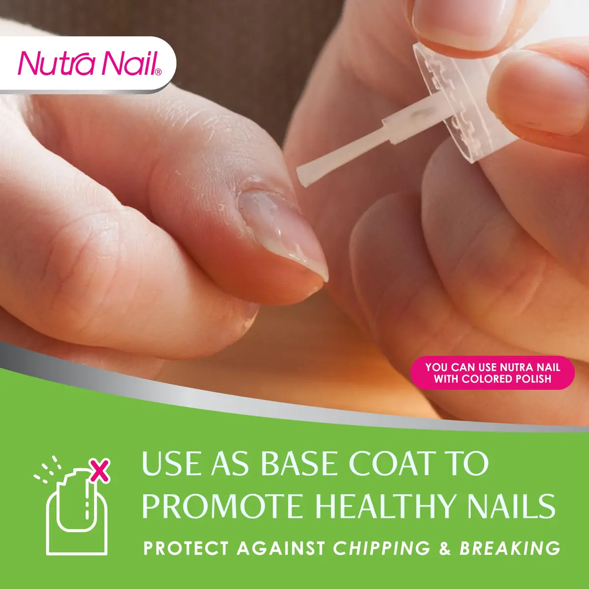 Nutra Nail 5 to 7 Day Growth Treatment Nail Strengthener 29.7ml (0.99 Fl Oz) | Repairs Brittle, Peeling, Cracked Nails - view 4