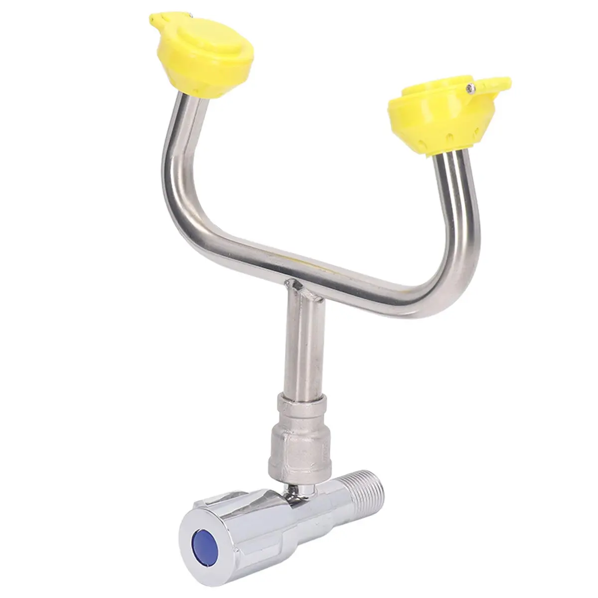 DAUERHAFT Faucet Mounted Emergency Eyewash Station with 2 Inflatable Nozzles & Flip Top Dust Cover | Continuous Flow - view 5