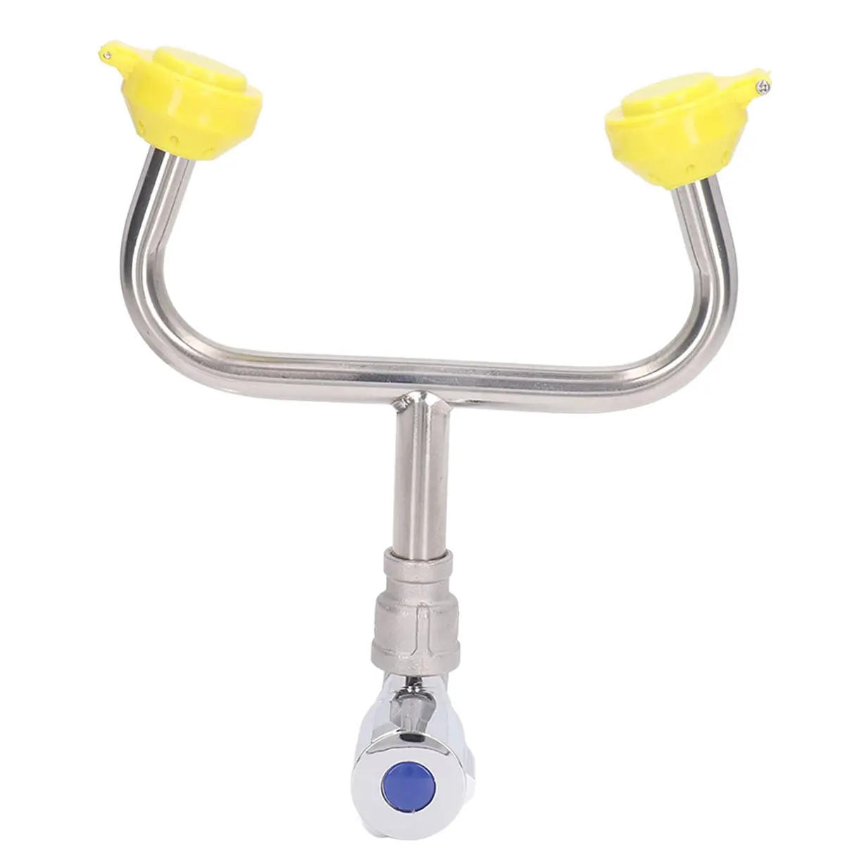 DAUERHAFT Faucet Mounted Emergency Eyewash Station with 2 Inflatable Nozzles & Flip Top Dust Cover | Continuous Flow - view 7