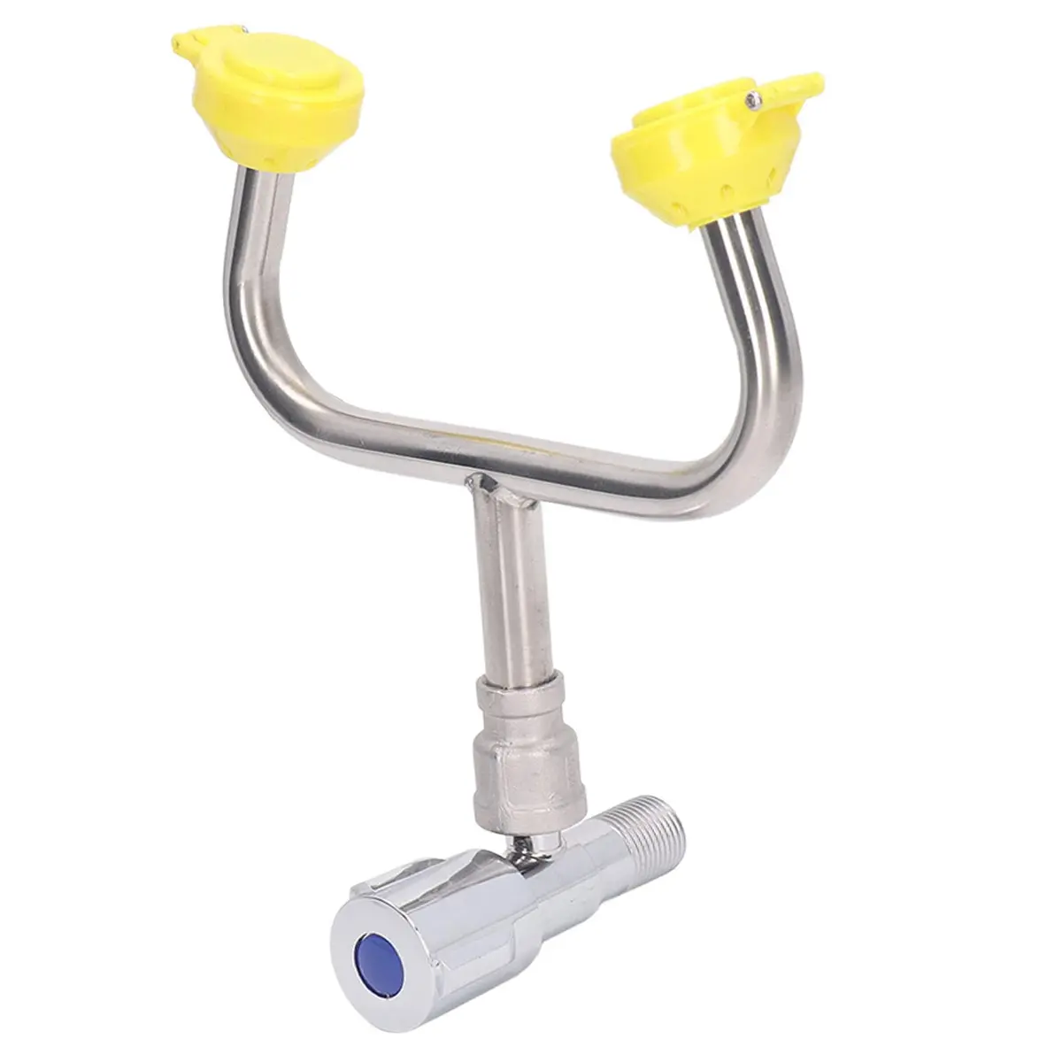 DAUERHAFT Faucet Mounted Emergency Eyewash Station with 2 Inflatable Nozzles & Flip Top Dust Cover | Continuous Flow - view 9
