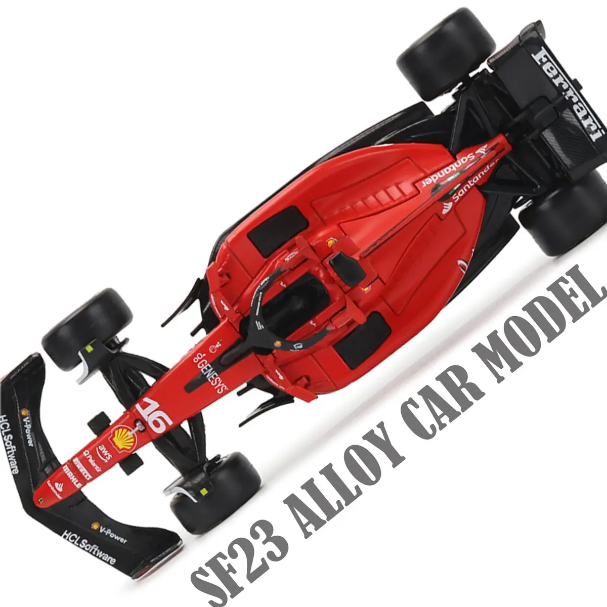 HTLNUZD 1:43 SF23 Alloy Racing Car for Ferrari | Diecast Model Collectible (120 chars) - view 4