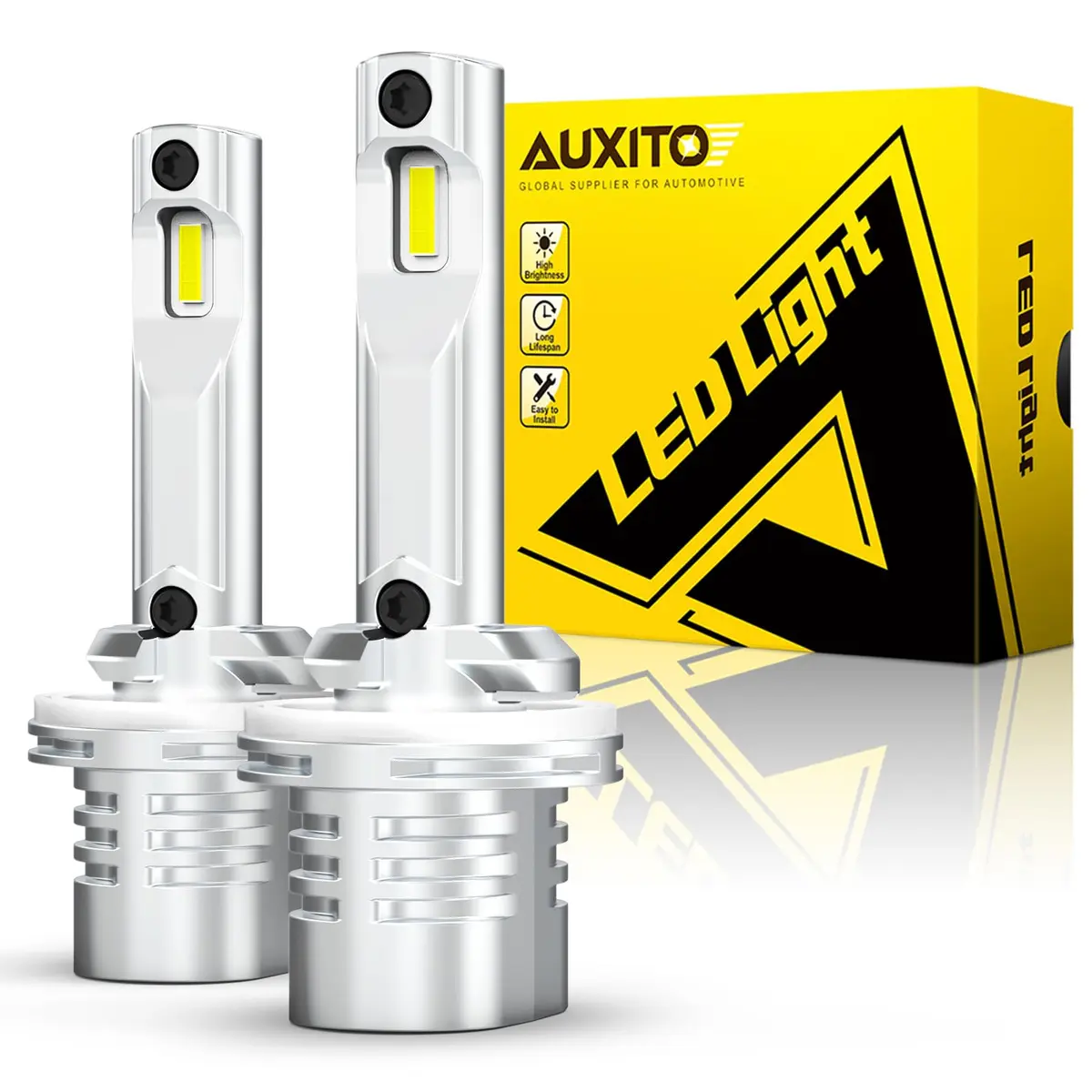 AUXITO 880 LED Fog Light Bulb 156 g (5.5 oz) Pack of 2 | 6500K Cool White, 16,000LM Super Brightness - main product image