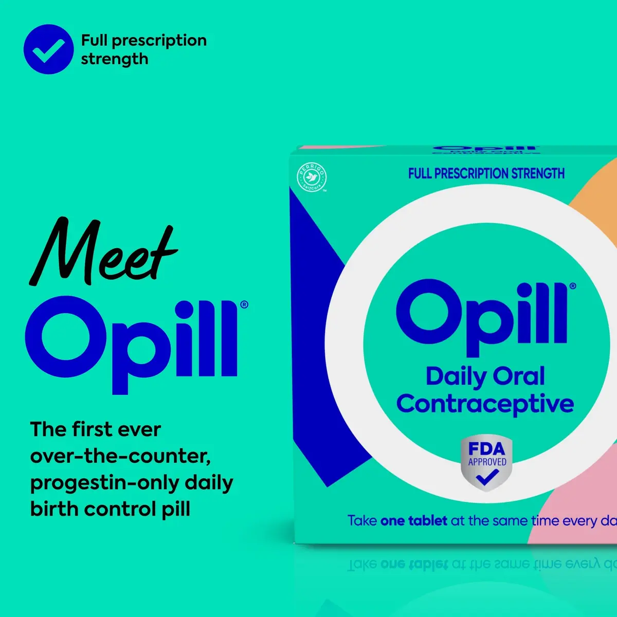 Opill Daily Birth Control Pills OTC 28 Count | Progestin-Only, Estrogen-Free, FDA-Approved - view 3