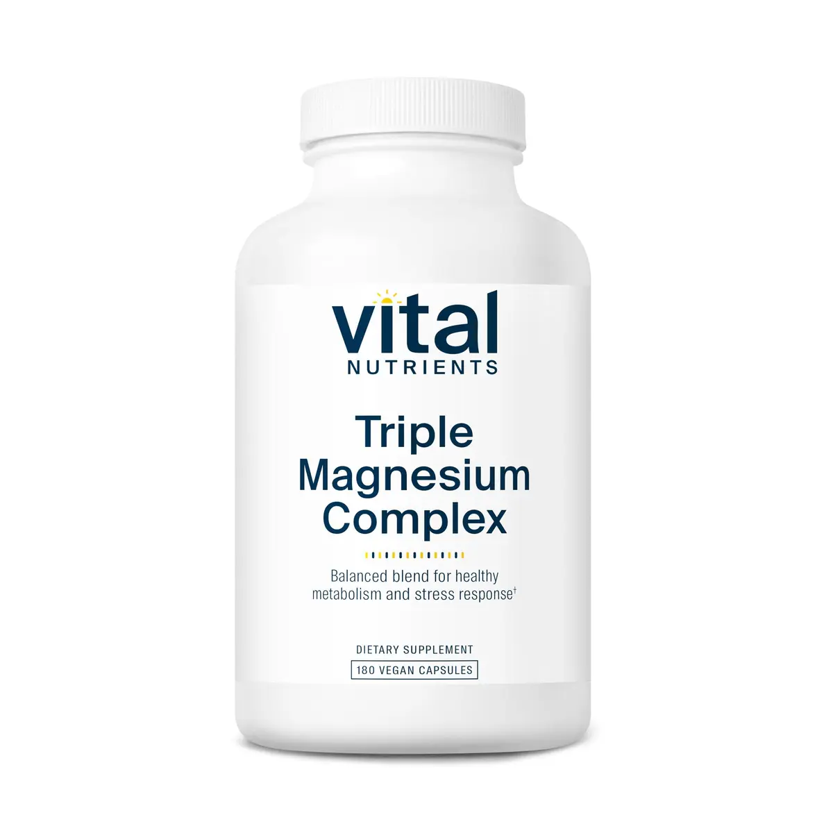 Vital Nutrients Triple Magnesium Complex 500mg | Supports Stress, Heart, Bone & Muscle Health - main product image