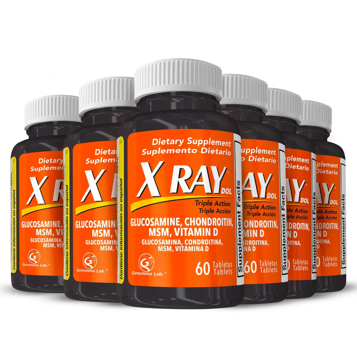 X Ray Dol Triple Action Joint Support Supplement 60 Count | Supports Healthy Joints & Bones - main product image