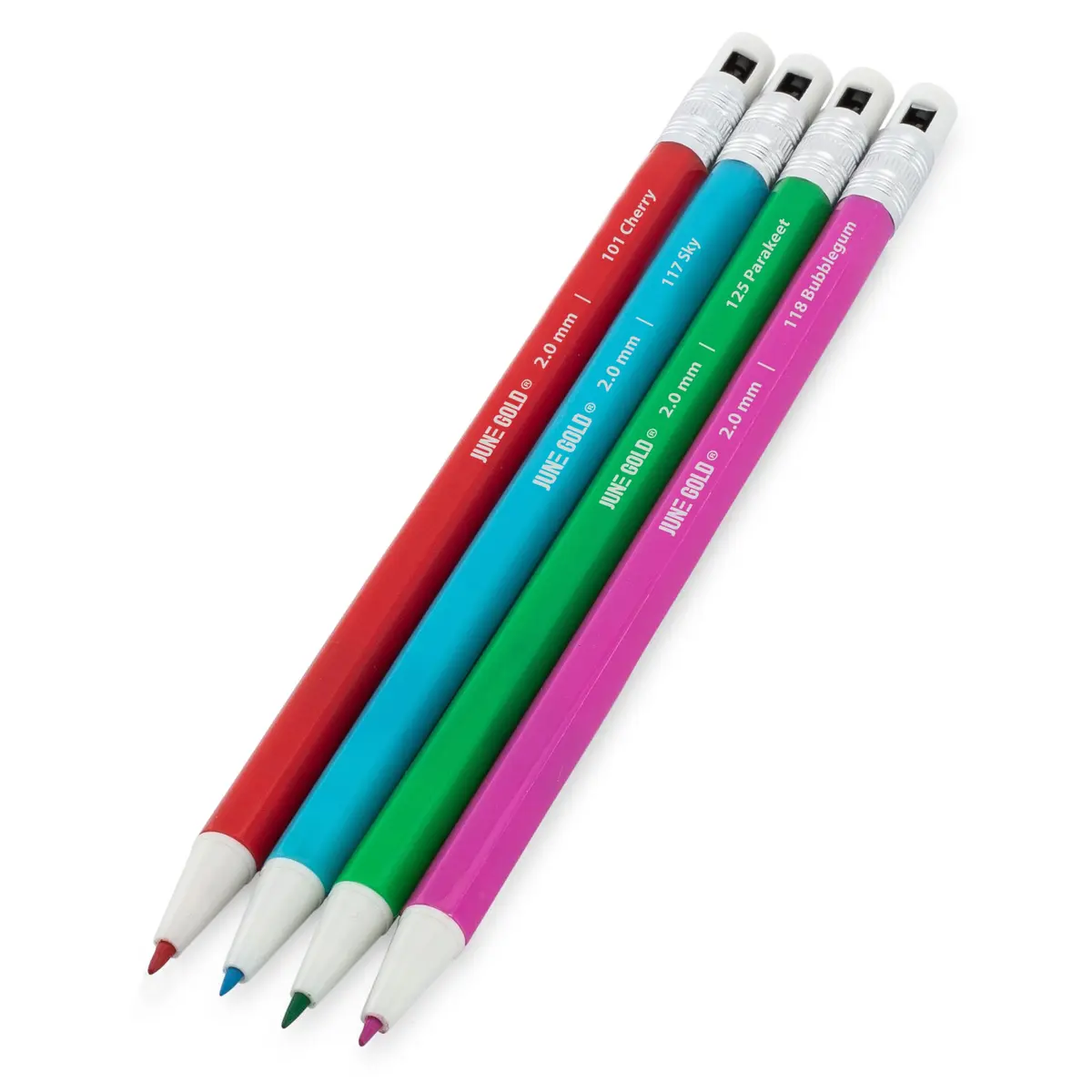 June Gold 36 Colored 2.0 mm Mechanical Pencils with Refills & Sharpeners | Creative Art & Craft Tool - view 2