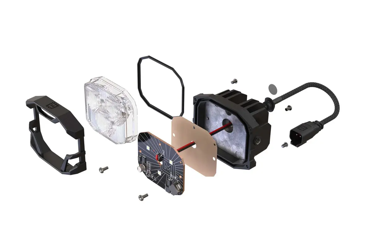 Morimoto 4Banger Ditch Light Kit 17+ | Versatile LED Spot & Fog Beams for Ford Super Duty - view 4