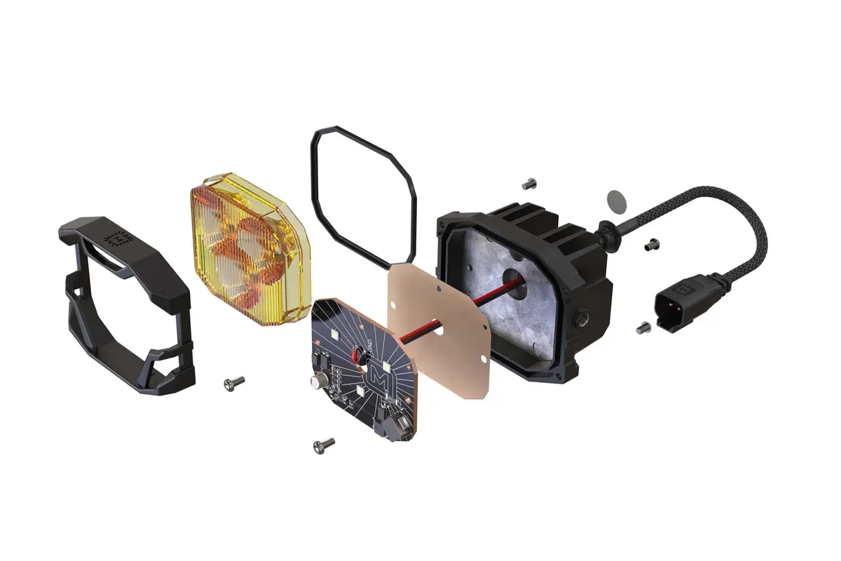 Morimoto 4Banger Ditch Light Kit: Fits Ford Super Duty 17+ | Versatile LED Off-Road Lighting - view 4