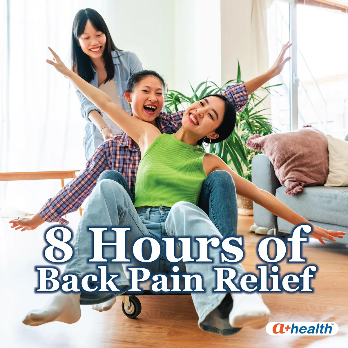 A+Health Dual Action Back Pain Relief Caplets 144 ct | Acetaminophen & Ibuprofen for Fast Relief - view 5