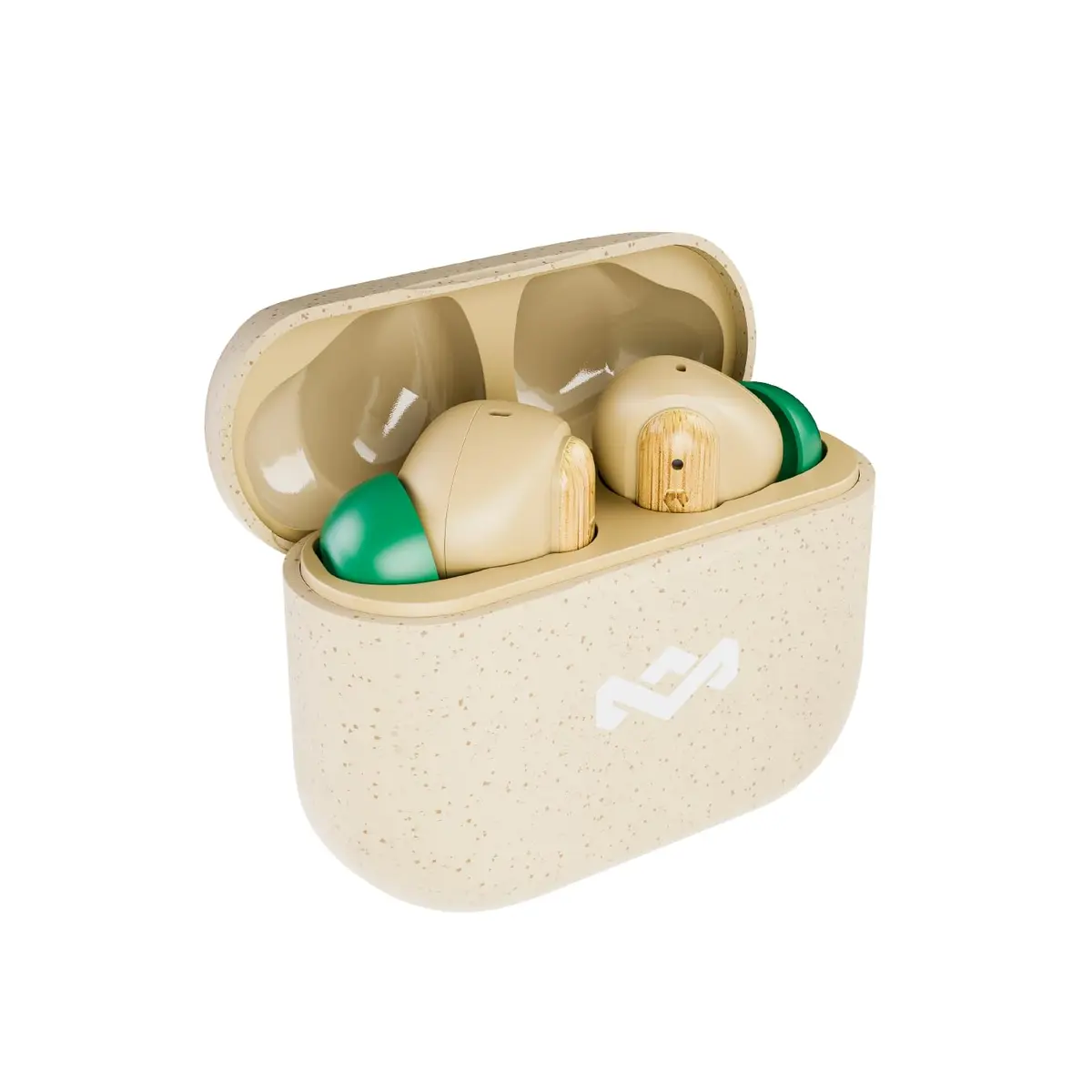 House of Marley Little Bird True Wireless Earbuds Cream | 6 Hours Playtime, USB-C Quick Charge - view 2