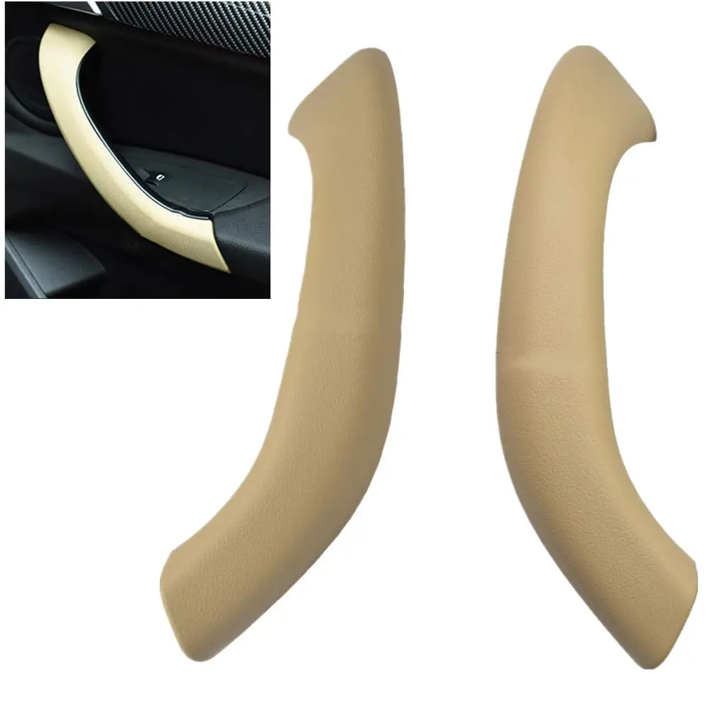 Kakulkomen Inner Door Panel Handle for BMW X1 F48 F49 X2 F39 (Beige, 2-Pack) - main product image