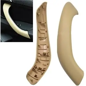 Kakulkomen Inner Door Panel Handle for BMW X1 F48 F49 X2 F39 (Beige, 2-Pack) - view 2